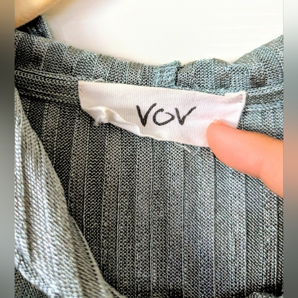 🐰Mint Green Ribbed Hoodie Shrug - Picture 4 of 6